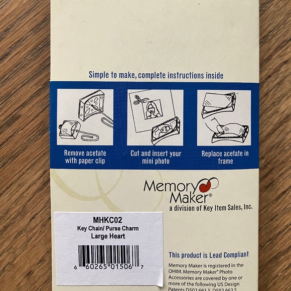 Memory maker photo charm keychain NEW - Picture 8 of 8